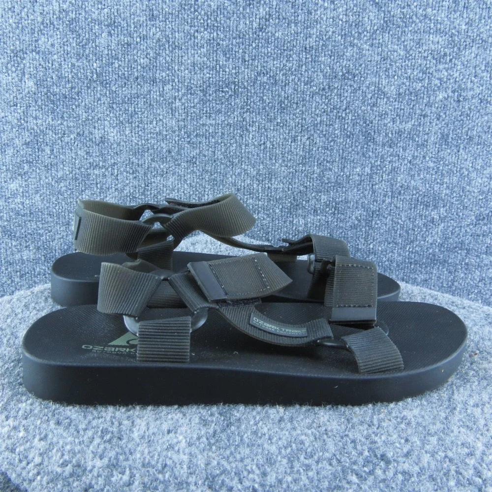 Ozark Trail  Men Sport Sandals Black Synthetic‎ Hook & Loop Size 11 Medium